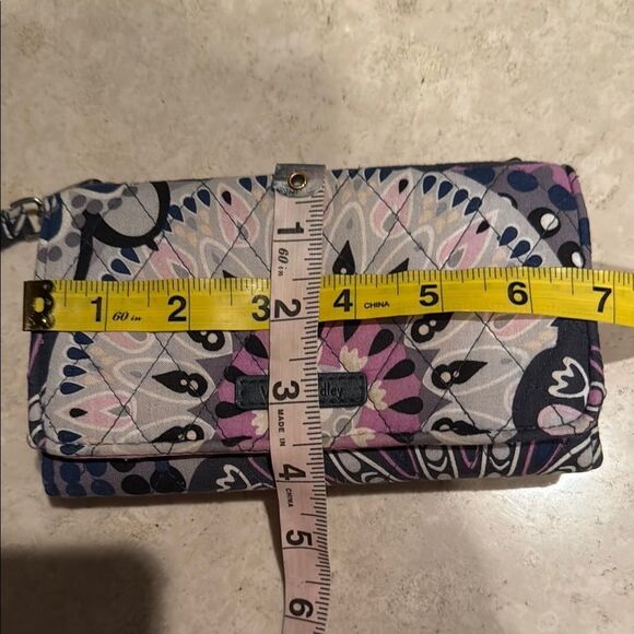 Vera Bradley Pink and Purple Clutch with Mandala Design - Picture 9 of 9